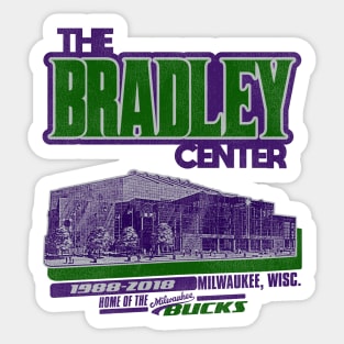 Defunct The Bradley Center Basketball Stadium Sticker